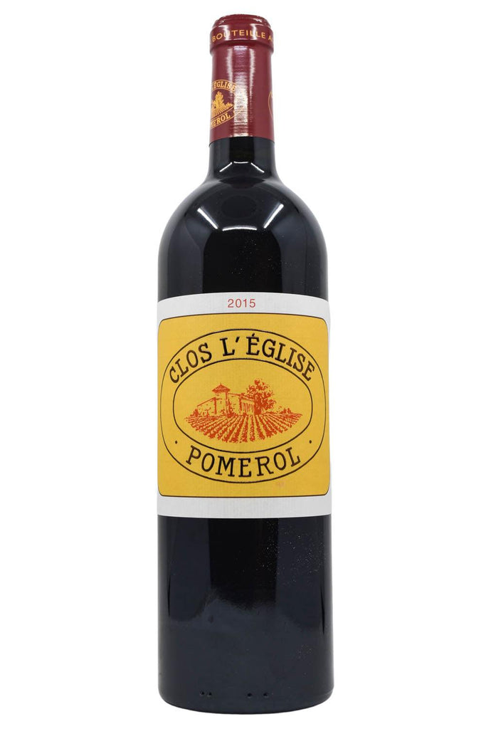 Bottle of Clos L'Eglise Pomerol 2015-Red Wine-Flatiron SF