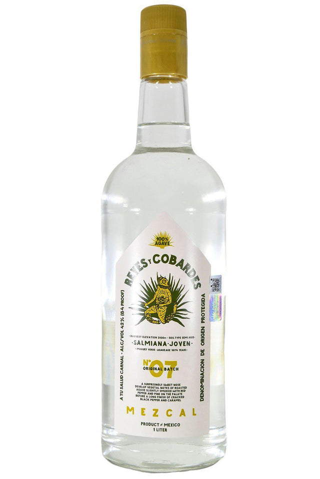 Bottle of Cobardes Mezcal Joven Salmiana (1L)-Spirits-Flatiron SF