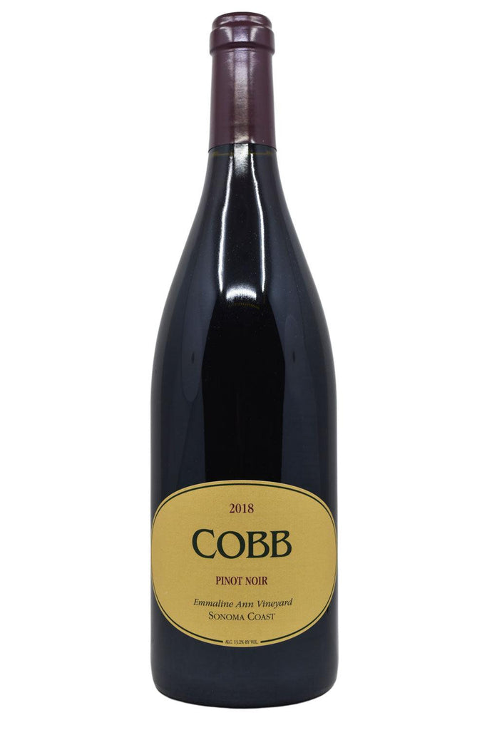 Bottle of Cobb Wines Sonoma Coast Pinot Noir Emmaline Ann Vineyard 2018-Red Wine-Flatiron SF