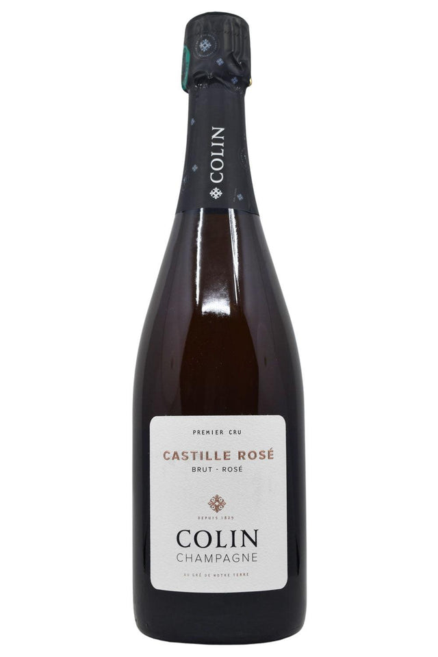 Bottle of Colin Champagne Rose 1er Cru Brut Cuvee Castille NV-Sparkling Wine-Flatiron SF