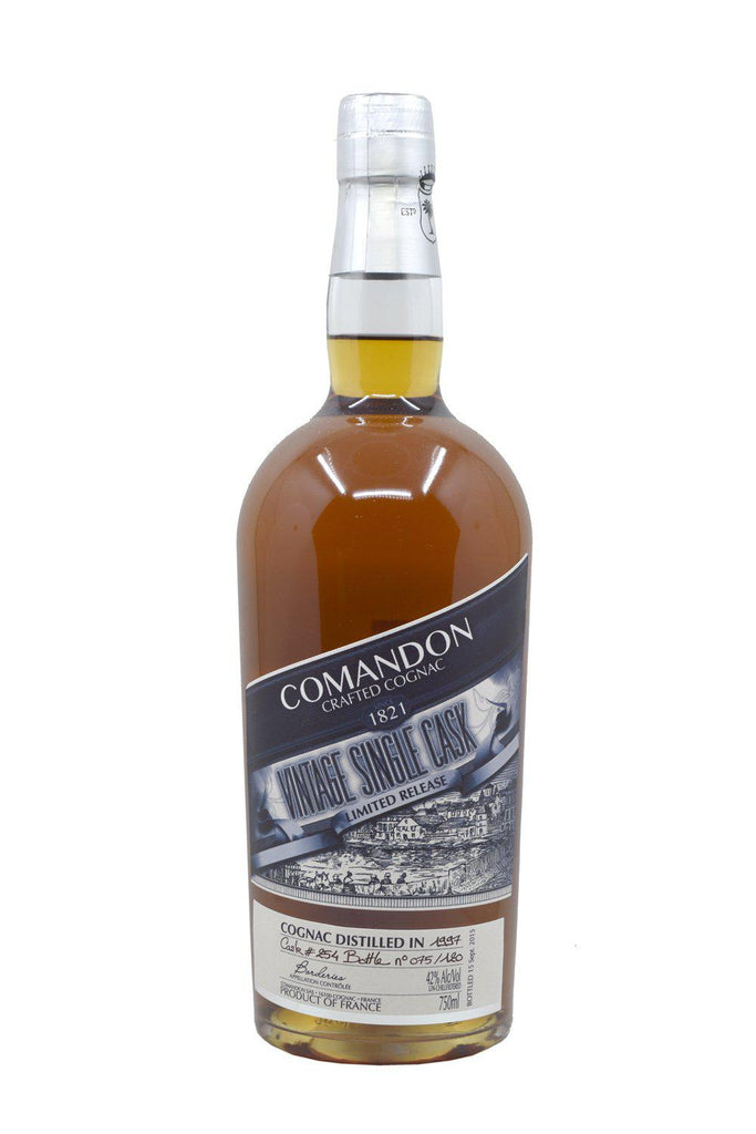 Bottle of Comandon 1997 Borderies Single Cask #254 Cognac-Spirits-Flatiron SF