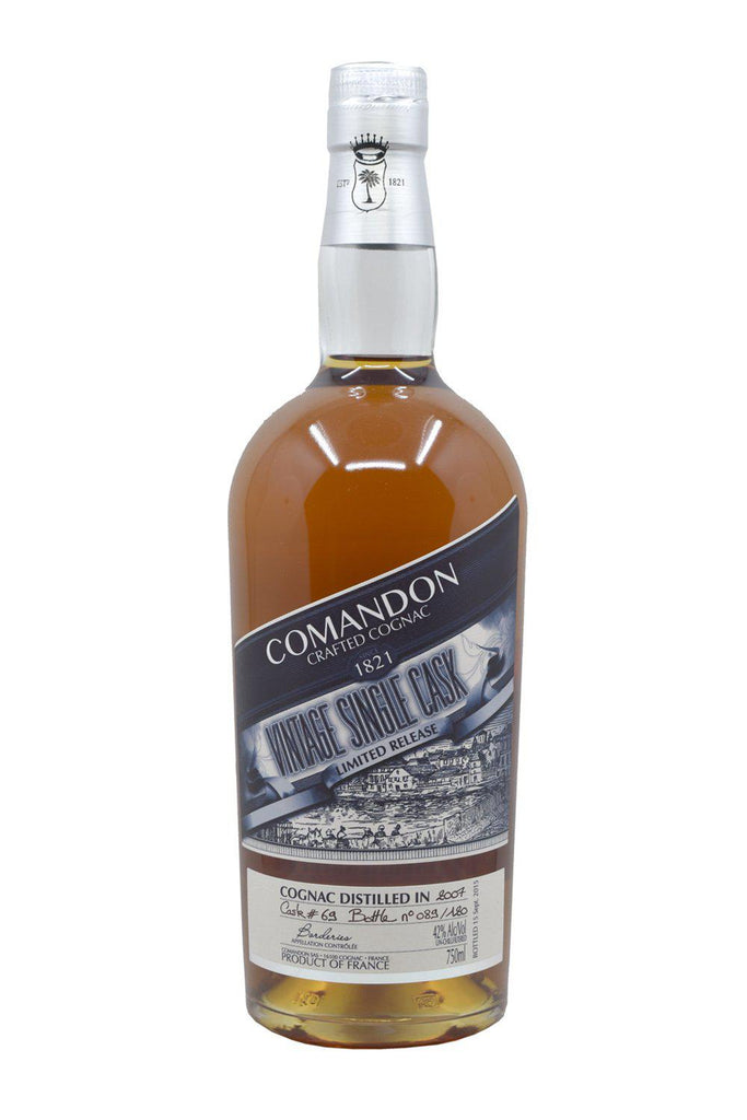 Bottle of Comandon 2007 Borderies Single Cask #69 Cognac France-Spirits-Flatiron SF