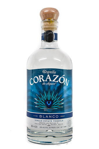 Bottle of Corazon Tequila Blanco-Spirits-Flatiron SF