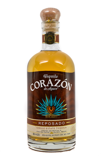 Bottle of Corazon Tequila Reposado-Spirits-Flatiron SF