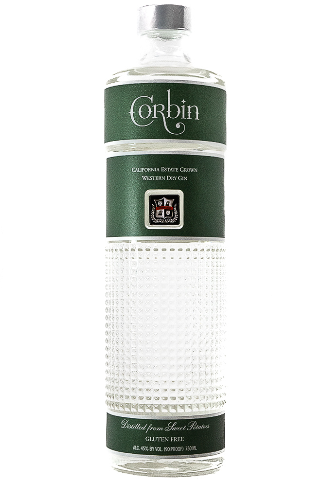 Bottle of Corbin Cash Western Dry Gin-Spirits-Flatiron SF