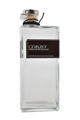 Bottle of Corzo Tequila Blanco-Spirits-Flatiron SF