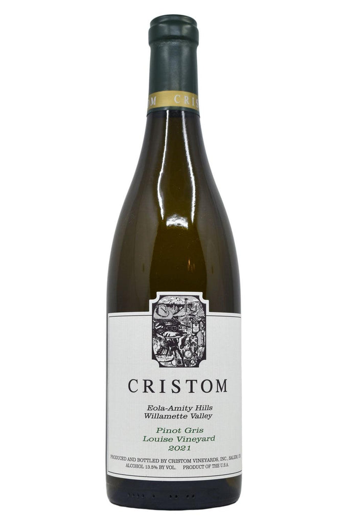 Bottle of Cristom Vineyards Willamette Valley Pinot Gris Louise Vineyard 2021-White Wine-Flatiron SF