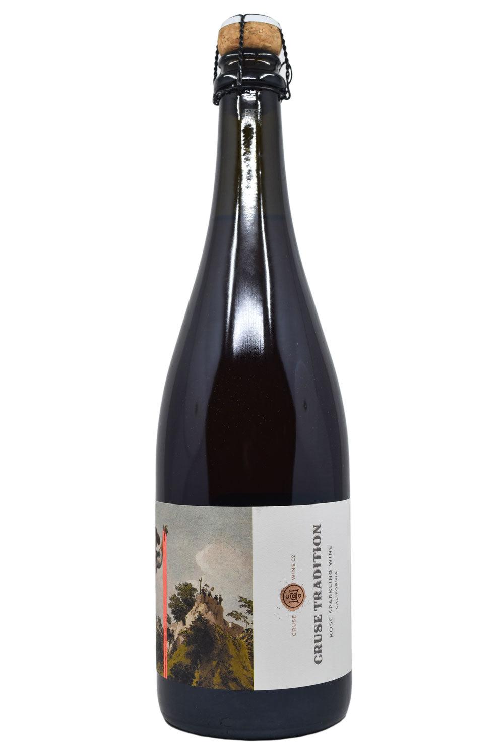 Bottle of Cruse Wine Co. California Sparkling Wine Tradition Rose NV-Sparkling Wine-Flatiron SF