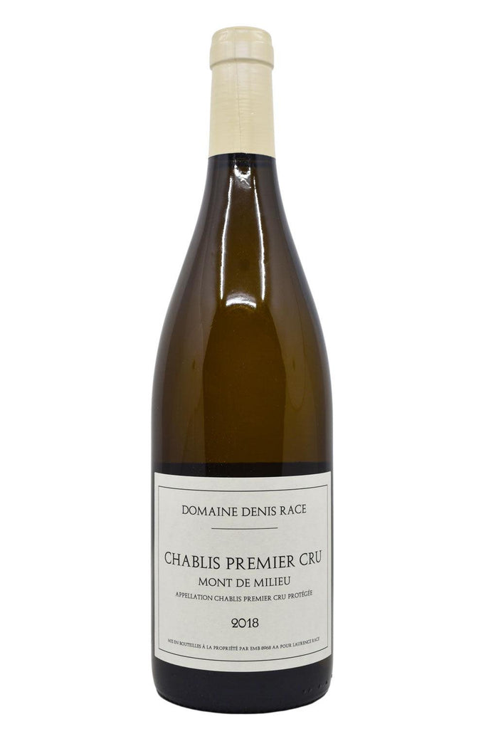 Bottle of Denis Race Chablis Premier Cru Mont De Milieu 2018-White Wine-Flatiron SF