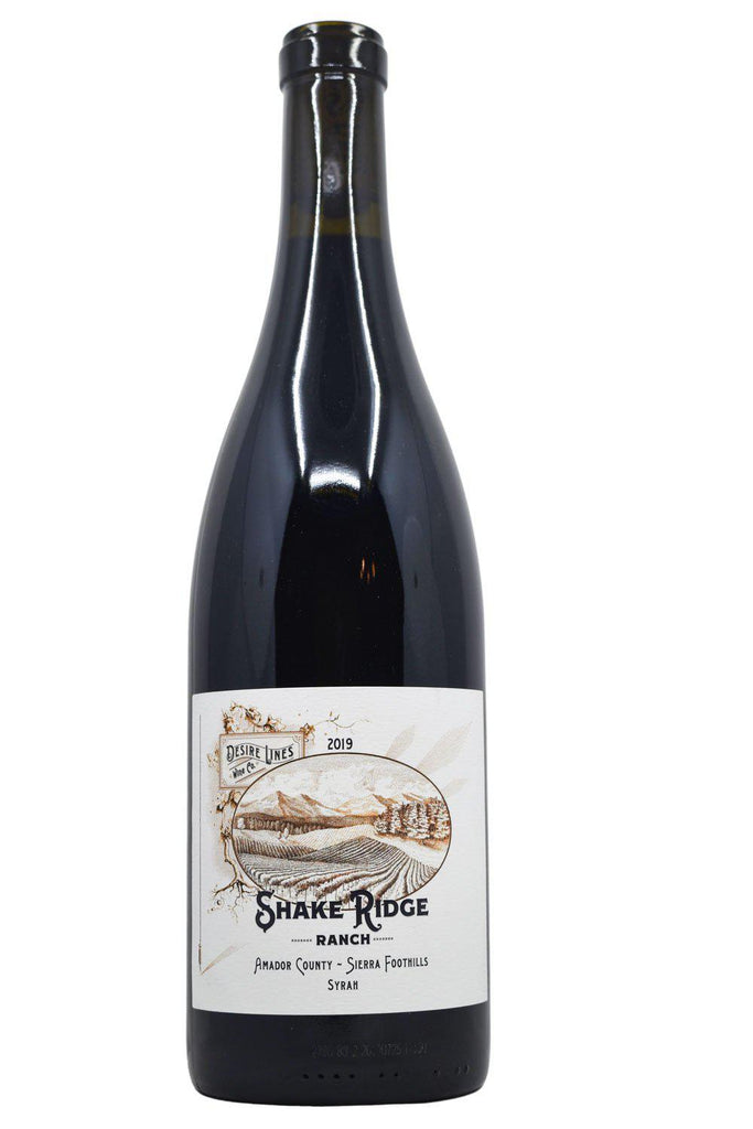 Bottle of Desire Lines Shake Ridge Ranch Syrah Amador 2019-Red Wine-Flatiron SF