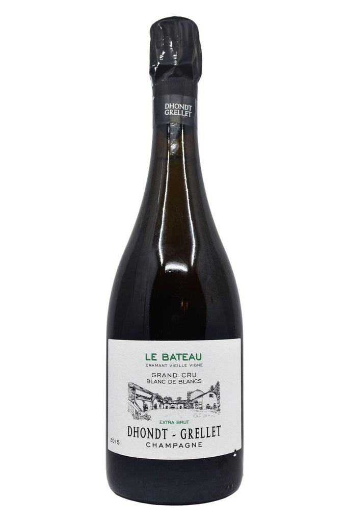 Bottle of Dhondt-Grellet Champagne BdB Grand Cru Extra Brut Cramant VV Le Bateau NV-Sparkling Wine-Flatiron SF