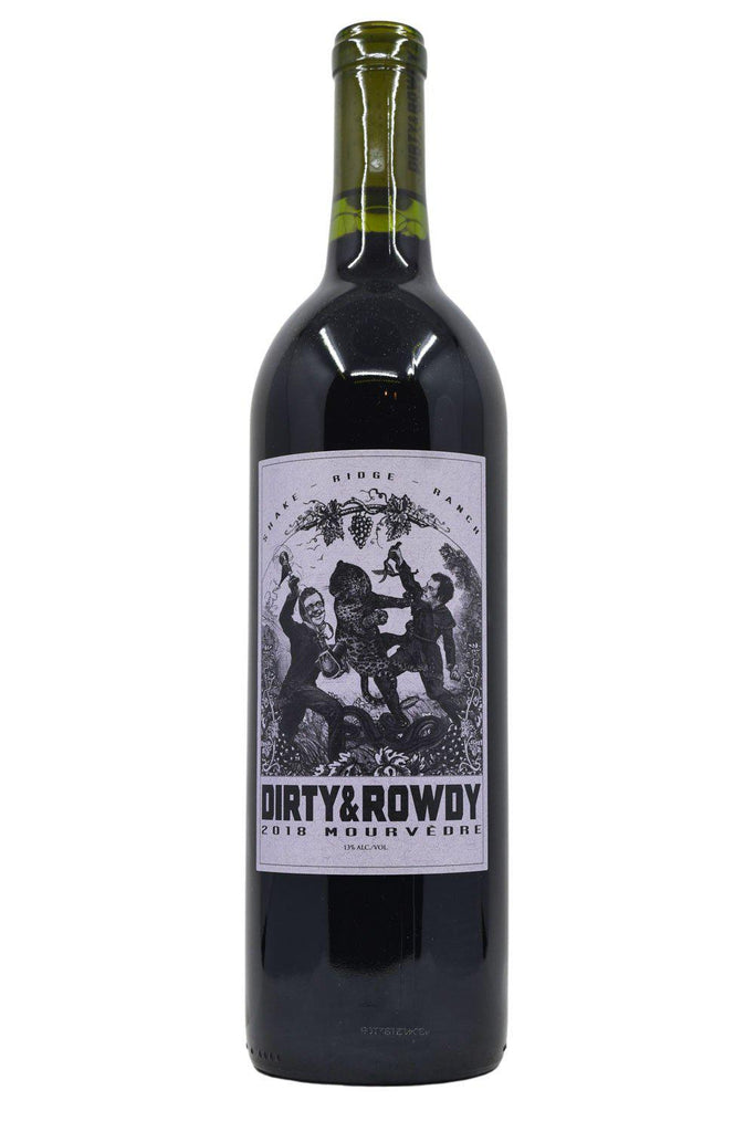 Bottle of Dirty & Rowdy Amador County Mourvedre Shake Ridge Vineyard 2018-Red Wine-Flatiron SF