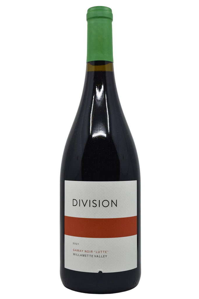 Bottle of Division Wine Co. Willamette Valley Gamay Noir Lutte 2021-Red Wine-Flatiron SF