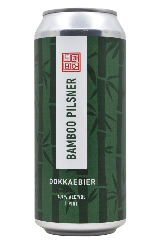 Bottle of Dokkaebier Bamboo Pilsner (16oz)-Beer-Flatiron SF