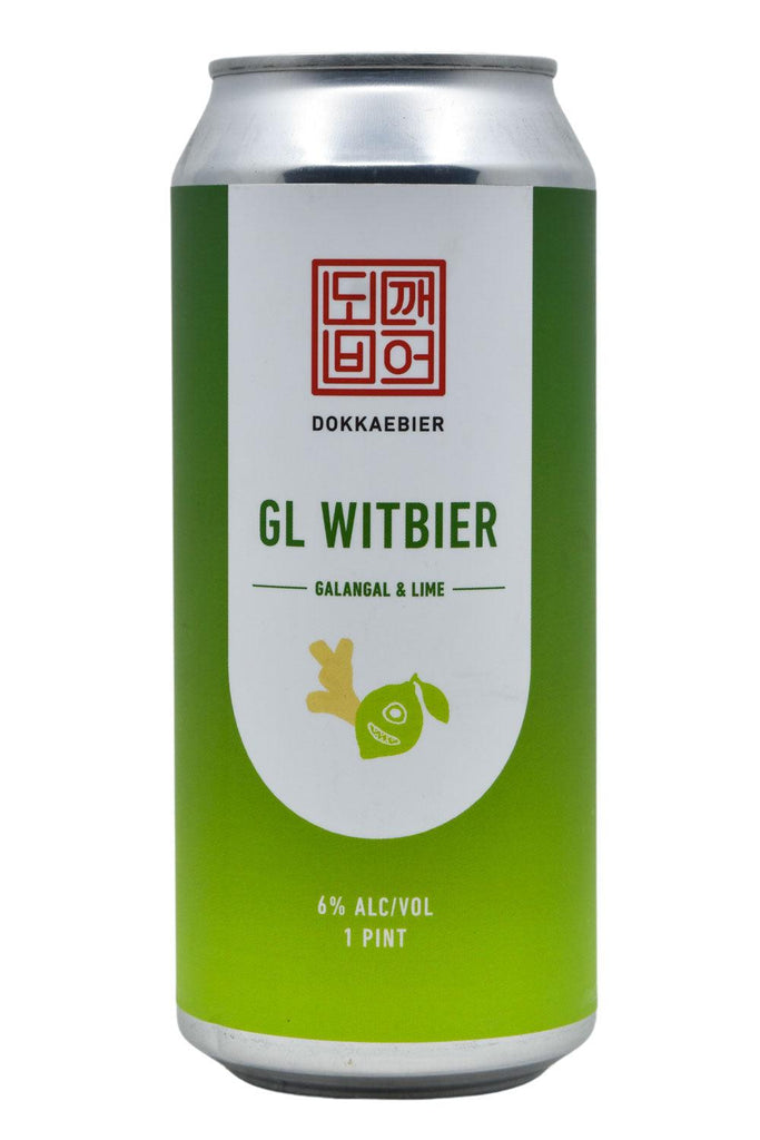 Bottle of Dokkaebier Galangal/Lime Witbier (16oz)-Beer-Flatiron SF