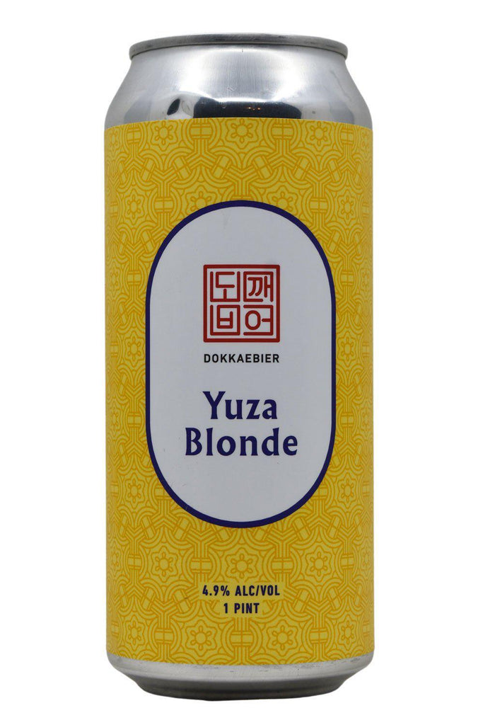 Bottle of Dokkaebier Yuza Blonde Ale (16oz)-Beer-Flatiron SF