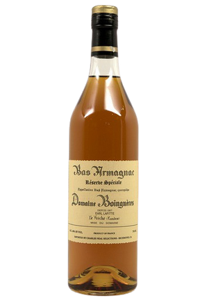 Bottle of Domaine Boingneres Bas-Armagnac Reserve Speciale-Spirits-Flatiron SF