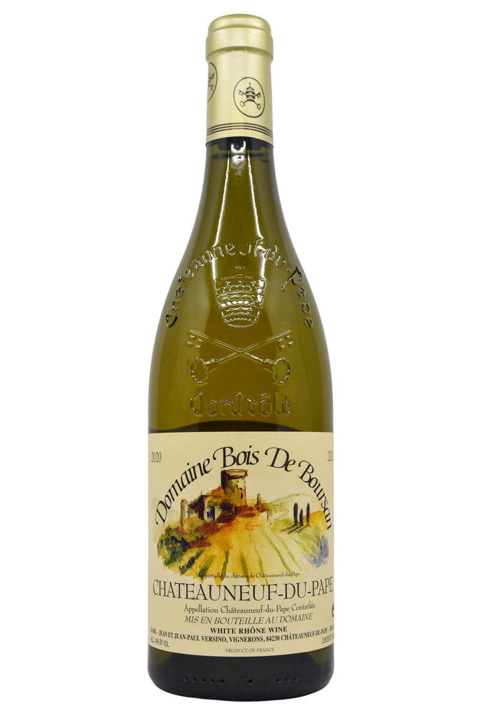 Bottle of Domaine Bois de Boursan Chateauneuf-du-Pape Blanc 2020-White Wine-Flatiron SF