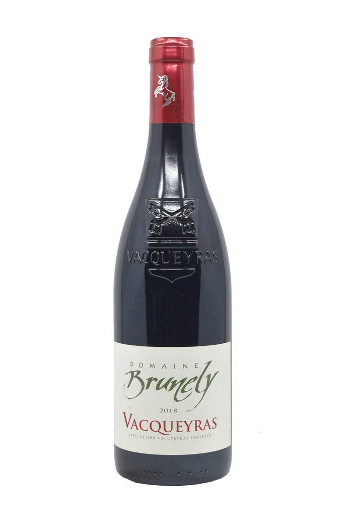 Bottle of Domaine Brunely Vacqueyras 2018-Red Wine-Flatiron SF