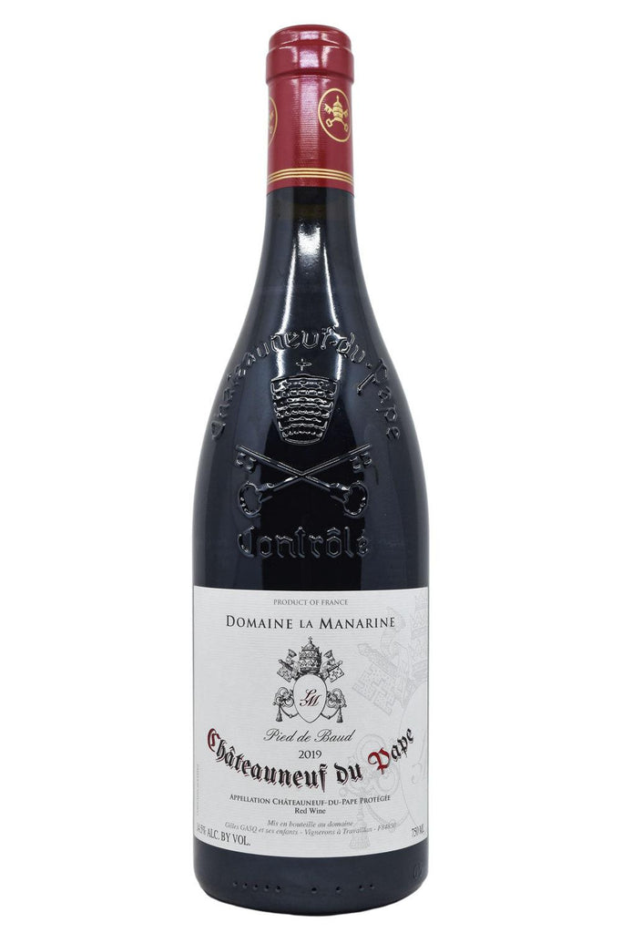 Bottle of Domaine La Manarine Chateauneuf-du-Pape Pied de Baud 2019-Red Wine-Flatiron SF