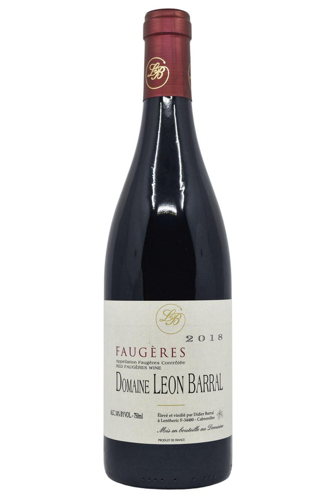 Bottle of Domaine Leon Barral Faugeres 2018-Red Wine-Flatiron SF