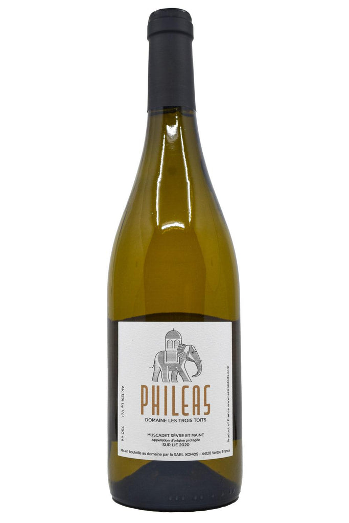 Bottle of Domaine Les Trois Toits Muscadet Sevre-et-Maine Phileas 2020-White Wine-Flatiron SF