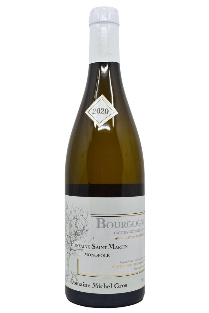 Bottle of Domaine Michel Gros Bourgogne Hautes Cotes de Nuits Blanc Fontaine Saint Martin 2020-White Wine-Flatiron SF
