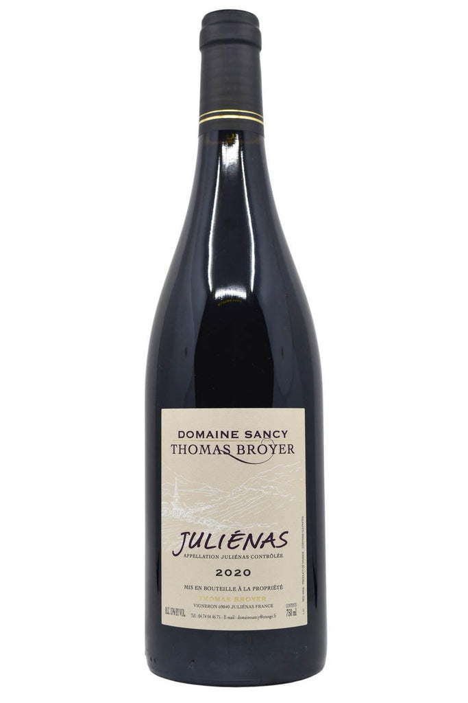 Bottle of Domaine Sancy (Thomas Broyer) Julienas 2020-Red Wine-Flatiron SF