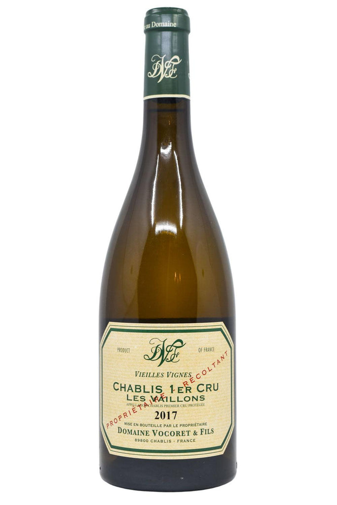 Bottle of Domaine Vocoret et Fils Chablis Vaillons Premier Cru Vieilles Vignes 2017-White Wine-Flatiron SF