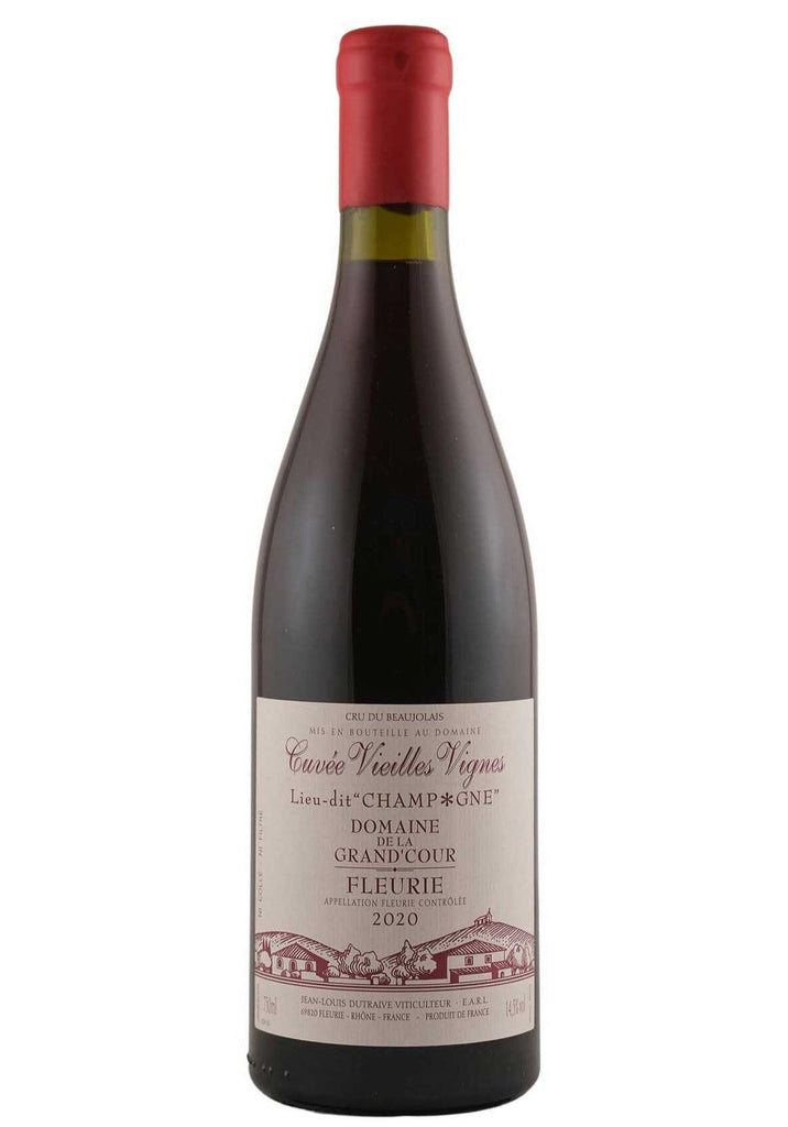 Bottle of Domaine de la Grand Coeur Fleurie Vieilles Vignes Champagne 2020-Red Wine-Flatiron SF