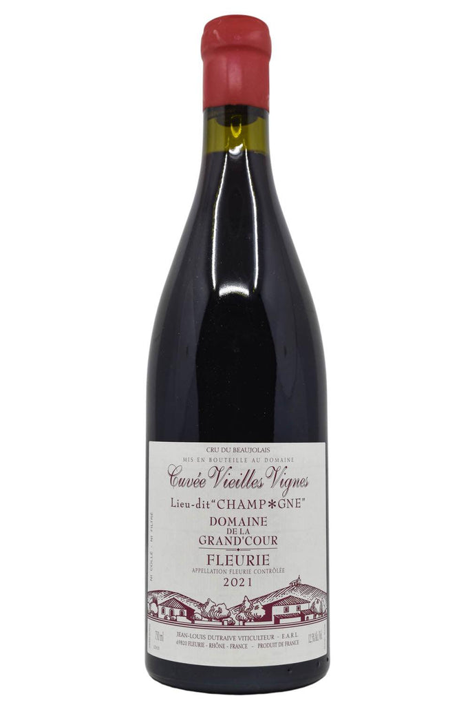 Bottle of Domaine de la Grand Cour (Dutraive) Fleurie Vieilles Vignes Champagne 2021-Red Wine-Flatiron SF