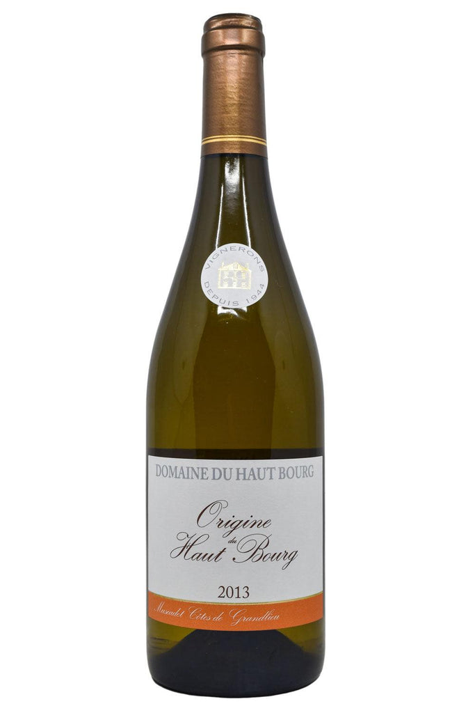Bottle of Domaine du Haut Bourg Muscadet Origine 2013-White Wine-Flatiron SF
