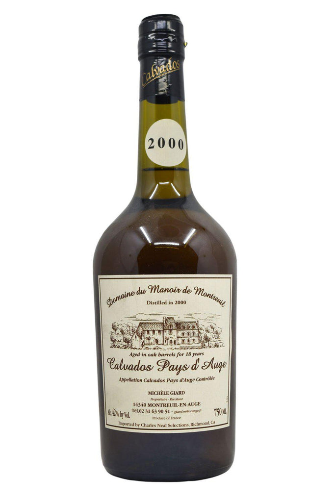 Bottle of Domaine du Manoir de Montreuil Calvados 2000-Spirits-Flatiron SF