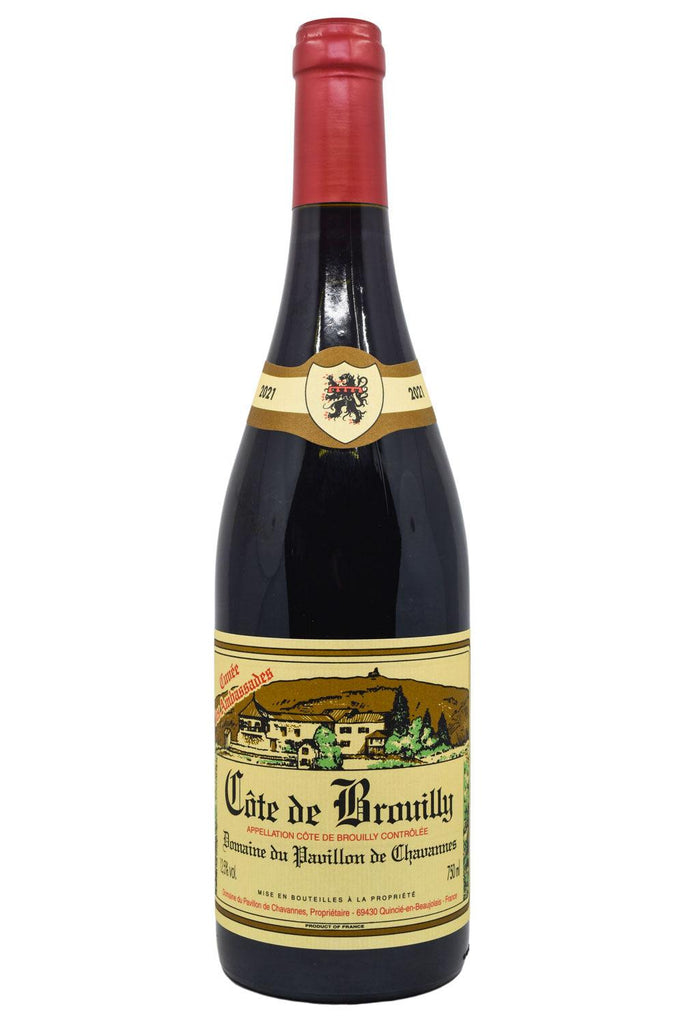 Bottle of Domaine du Pavillon de Chavannes Cote de Brouilly Cuvee des Ambassades 2021-Red Wine-Flatiron SF