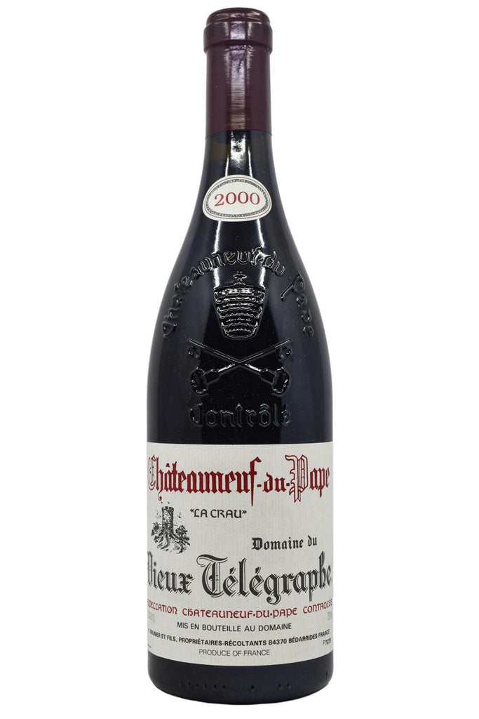 Bottle of Domaine du Vieux Telegraphe Chateauneuf-du-Pape La Crau 2000-Red Wine-Flatiron SF
