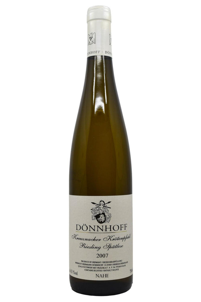 Bottle of Donnhoff Kreuznacher Krotenpfuhl Riesling Spatlese 2007-White Wine-Flatiron SF