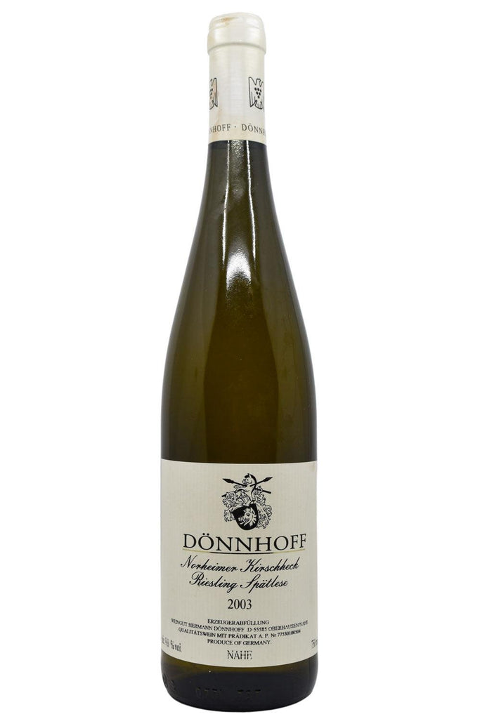 Bottle of Donnhoff Norheimer Kirschheck Riesling Spatlese #05 2003-White Wine-Flatiron SF