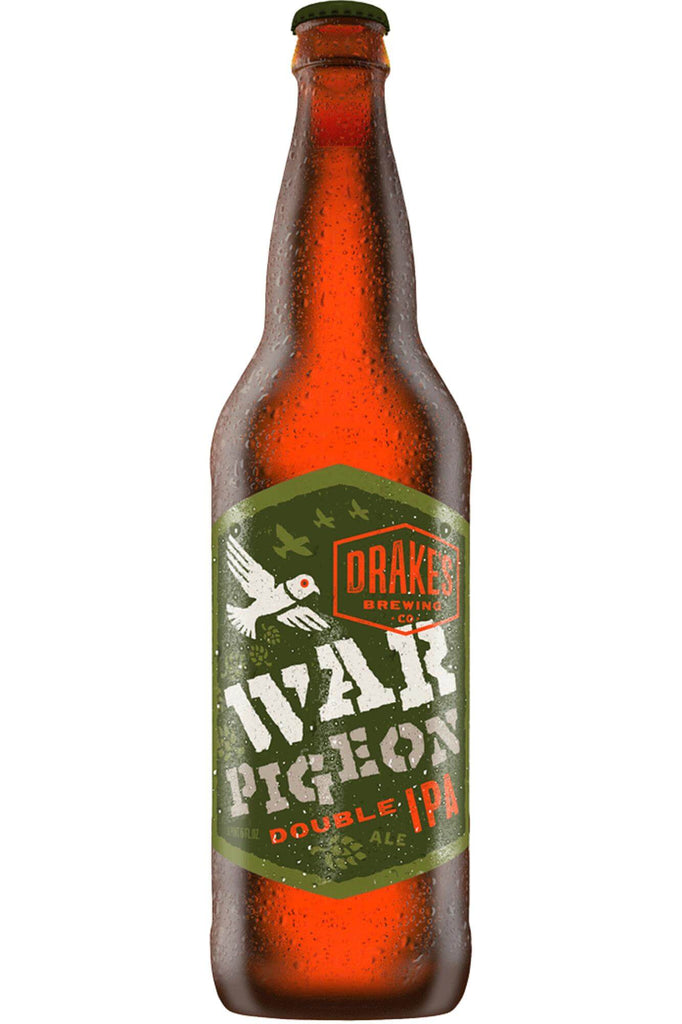 Bottle of Drake’s Brewing Co. War Pigeon Double IPA 22oz-Beer-Flatiron SF