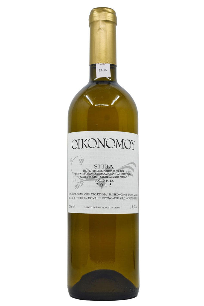 Bottle of Economou Sitia Oikonomoy White 2015-White Wine-Flatiron SF