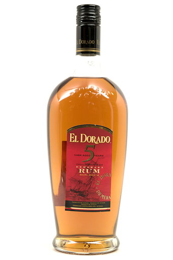 Bottle of El Dorado Demerara Rum 5 Year-Spirits-Flatiron SF