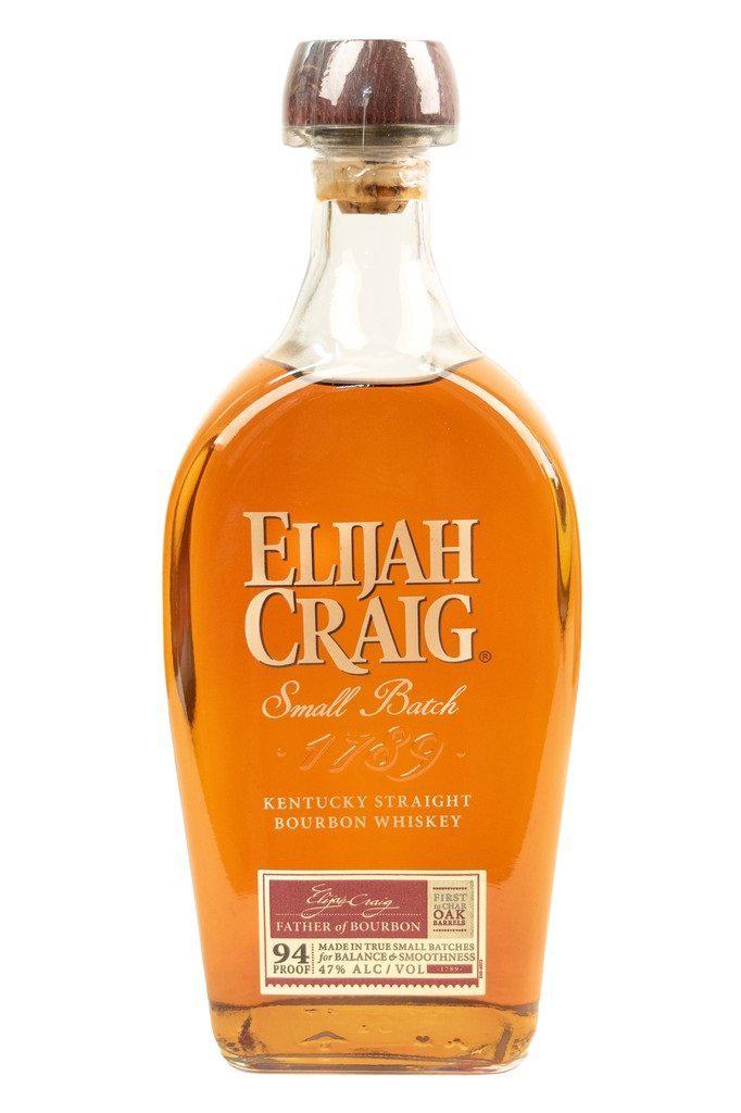 Bottle of Elijah Craig Small Batch Bourbon-Spirits-Flatiron SF