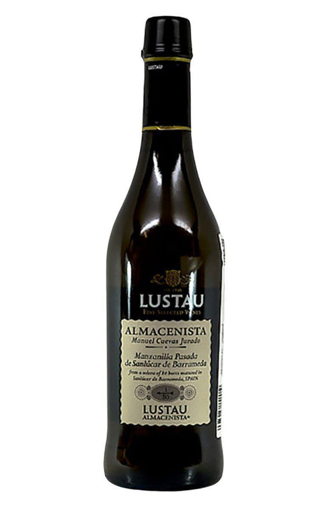 Bottle of Emilio Lustau Manzanilla Amontillada Almacenista Manuel Cuevas Jurado NV (500ml)-Fortified Wine-Flatiron SF
