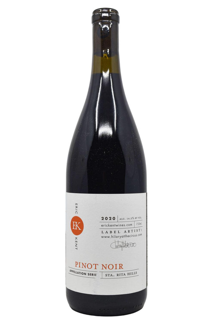 Bottle of Eric Kent Pinot Noir Appellation Series Sta. Rita Hills 2020-Red Wine-Flatiron SF