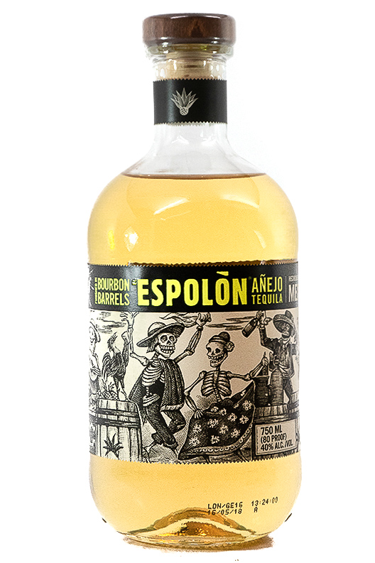 Bottle of Espolon Anejo-Spirits-Flatiron SF