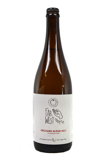 Bottle of Far West Cider Co. Orchard Blend No.1 750ml-Cider-Flatiron SF