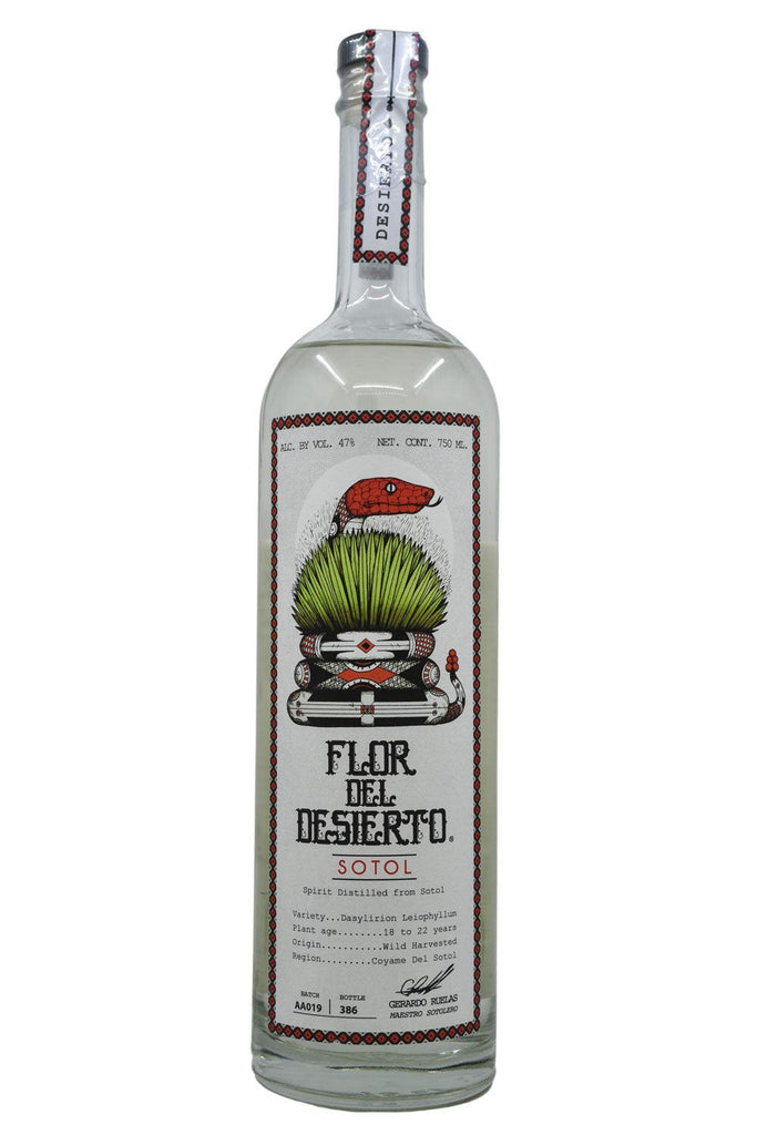 Bottle of Flor del Desierto Sotol Desierto-Spirits-Flatiron SF