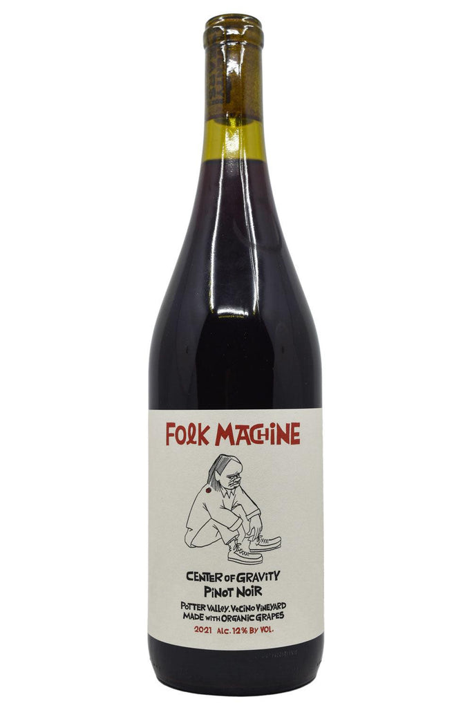 Bottle of Folk Machine Potter Valley Pinot Noir Vecino Vineyard 2021-Red Wine-Flatiron SF