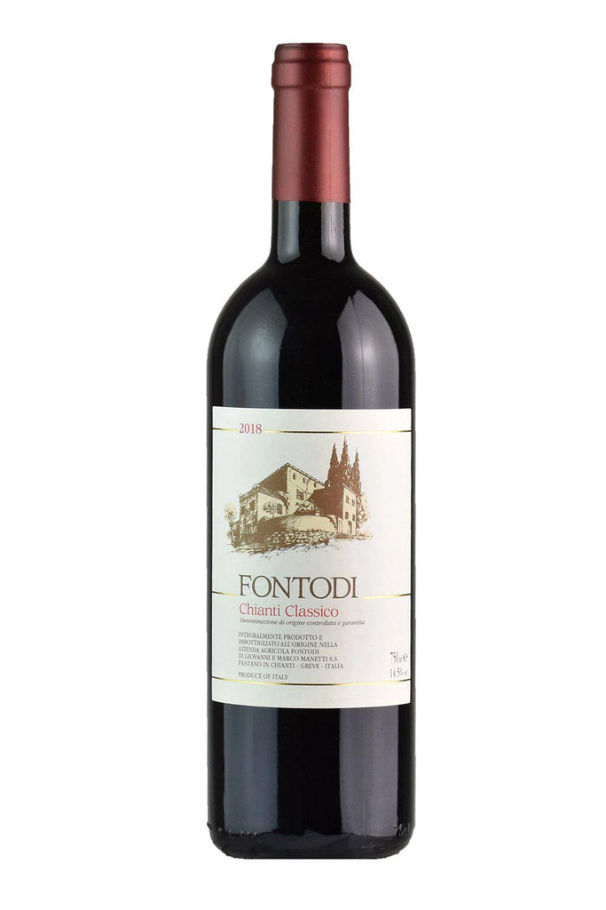 Bottle of Fontodi Chianti Classico 2018-Red Wine-Flatiron SF
