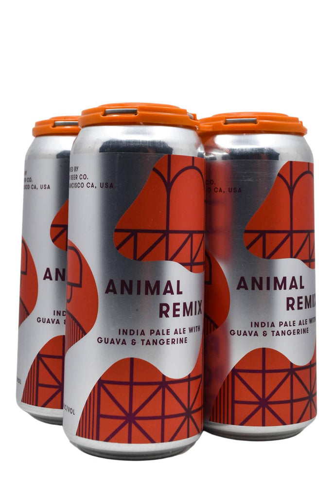 Bottle of Fort Point Beer Co. Animal Remix Tropical IPA 4pk (16oz)-Beer-Flatiron SF