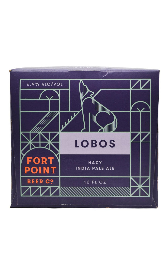 Bottle of Fort Point Beer Co. Lobos Hazy IPA 6pk-Beer-Flatiron SF